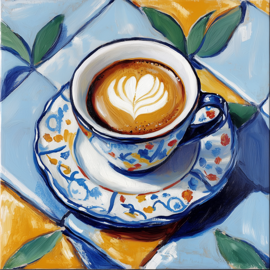 Watercolor of Cup of Coffee - Casa Ortiz Coffee