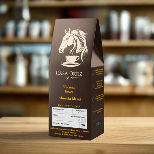 Casa Ortiz Coffee - Almeria Blend - Rich - Smooth - Deep - Light Roast - Casa Ortiz Coffee