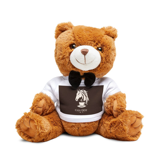 Casa Ortiz Merchandise - Teddy Bear with T-Shirt - Casa Ortiz Coffee