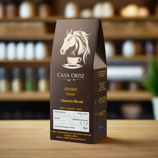Casa Ortiz Coffee - Almeria Blend - Rich - Smooth - Deep - Light Roast - Casa Ortiz Coffee