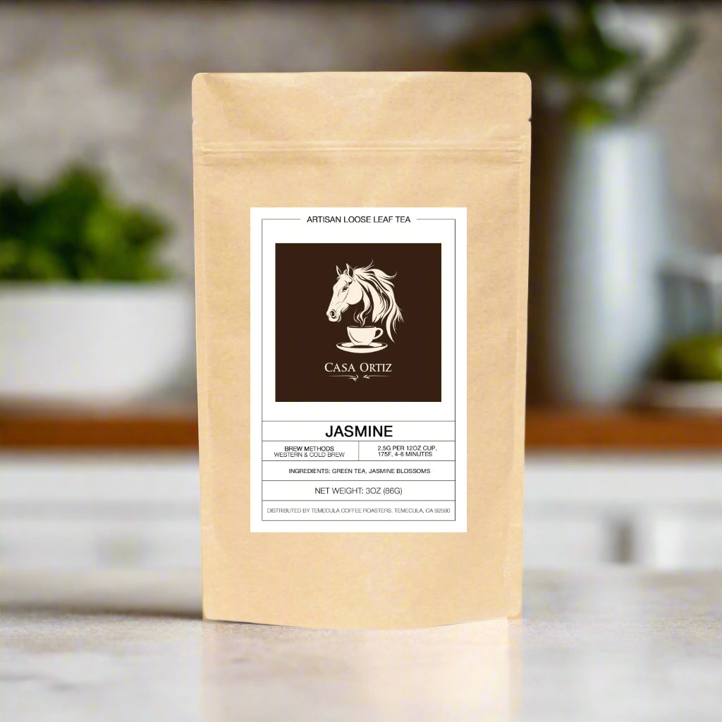 Casa Ortiz Tea - Jasmine Green Tea – Fragrant, Smooth & Naturally Sweet - Casa Ortiz Coffee