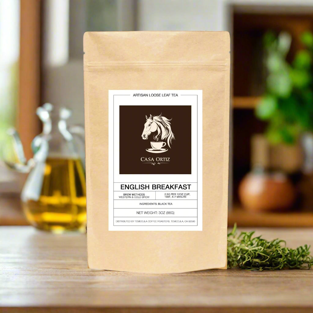 Casa Ortiz Tea - Organic Classic Breakfast Loose Leaf Tea – A Bold, Timeless Morning Brew - Casa Ortiz Coffee