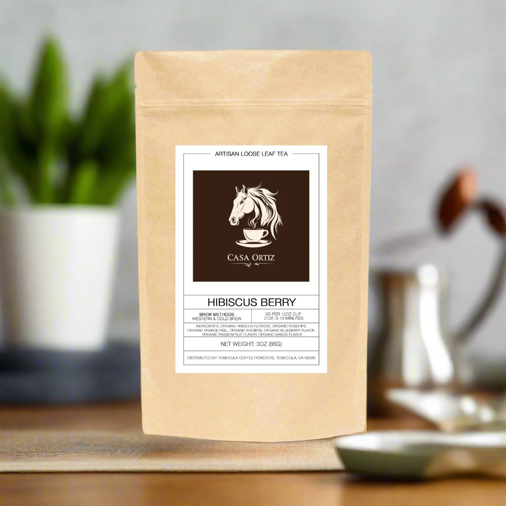 Casa Ortiz Tea - Hibiscus Berry Bliss Herbal Tea – A Vibrant, Refreshing Infusion - Casa Ortiz Coffee
