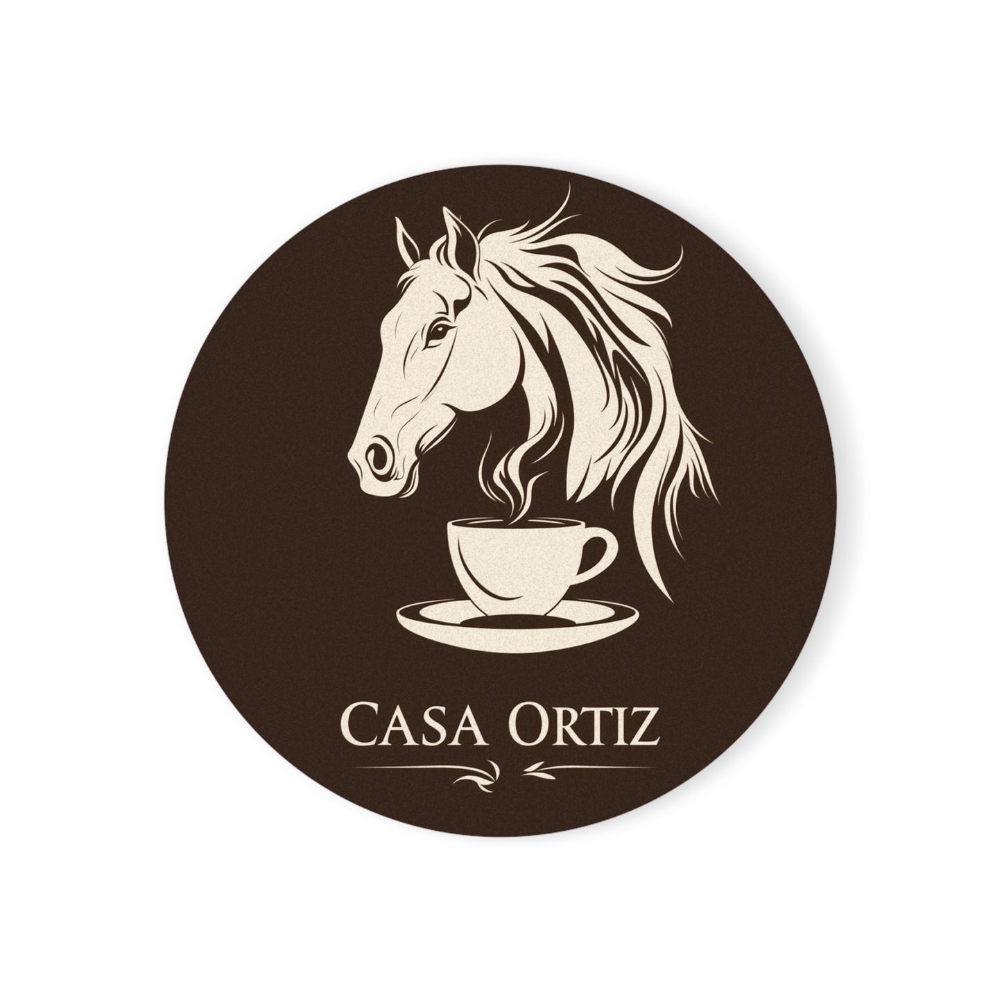 Casa Ortiz Merchandise - Cork Coaster